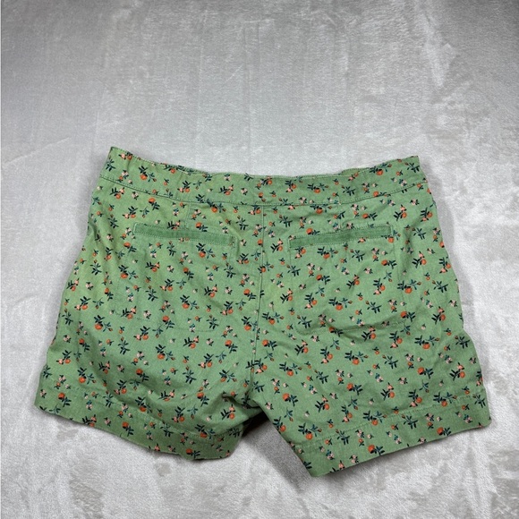 Anthropologie X Sanctuary Green Pink Red Floral Rose Cotton Blend Shorts 32 - Picture 11 of 16